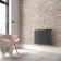Faro Anthracite Single Flat Panel Horizontal Radiator 600x770mm
