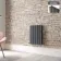 Faro Anthracite Double Flat Panel Horizontal Radiator 600x420mm