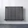 Marbella Anthracite Double Oval Panel Radiator 600x780mm