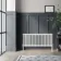 Athens White Triple Column Horizontal Traditional Radiator 600x1415mm