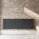 Faro Anthracite Single Flat Panel Horizontal Radiator 600x1820mm