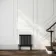 Athens Matt Black Double Column Horizontal Traditional Radiator 600x605mm