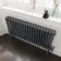Athens Anthracite Triple Column Horizontal Traditional Radiator 450x1010mm