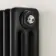 Athens Matt Black Triple Column Horizontal Traditional Radiator 300x1010mm