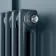 Athens Inky Blue Double Column Horizontal Traditional Radiator 600x785mm