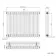 Athens Inky Blue Double Column Horizontal Traditional Radiator 600x785mm