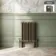 Athens Antique Gold Triple Column Horizontal Traditional Radiator 600x425mm