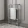 Gibraltar Medium White Traditional Heated Towel Radiator (With Overhanging Rail)