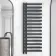 Palermo Anthracite Designer Heated Towel Rail 1600x600mm