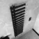 Palermo Matt Black Designer Heated Towel Rail 1600x450mm