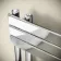 Seville Chrome Designer Flat Panel Heated Towel Rail 800x450mm