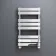 Santorini Chrome Flat Panel Heated Towel Rail 800x450mm
