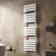 Santorini White Flat Panel Heated Towel Rail 1600x450mm