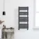 Santorini Anthracite Flat Panel Heated Towel Rail 1000x450mm