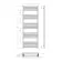 Valetta Matt Black Square Heated Towel Rail 1600x600mm