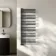 Cannes Matt Black Designer Heated Towel Rail 1200x500mm