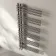 Cannes Brushed Gunmetal Designer Heated Towel Rail 1200x500mm