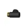 Dual Fuel Matt Black T Piece Connector For Towel Rails & Radiators
