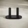 Cannes Matt Black Pipe Connectors (Pair) 50mm