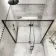 Helsinki Matt Black Premium Easy Clean 8mm Hinged Shower Door 1400mm