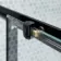 London Matt Black 6mm Corner Entry Shower Enclosure 900x900mm