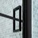 London Matt Black Grid 6mm Bifold Shower Door 700mm