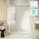 Prague 8mm Soft-Closing Sliding Shower Door 1600mm