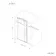 Prague Brushed Brass 8mm Soft-Closing Sliding Shower Door 1600mm