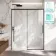 Lisbon Matt Black 8mm Soft-Closing Sliding Shower Door 1600mm