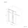 Lisbon Brushed Brass 8mm Soft-Closing Sliding Shower Door 1800mm