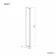 Munich Matt Black Framed Easy Clean 8mm Pivotal Wet Room Shower Glass Return Panel 250mm