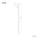 Hamburg 15mm Brushed Brass Extension Profile 1900mm Height