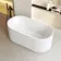 Finchley 1500mm Fluted Freestanding Bath