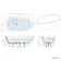 Regent 1700mm Freestanding Bath