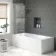 Gloss White Wooden Bath Front Panel 1800mm