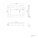 Traditonal Midnight Green Wooden Bath End Panel 680mm