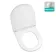 Loma Matt White Quick Release Premium Soft Close Seat
