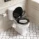 Enid Traditional Gloss Black Wooden Soft Close Toilet Seat