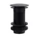 Matt Black Dome Top Pop Up Basin Waste - Unslotted