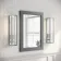 Dove Grey Bathroom Mirror 700x500mm