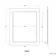 Dove Grey Bathroom Mirror 700x500mm