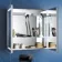 Haisley Illuminated LED Mirror Cabinet 600x600mm
