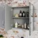 Stone Grey Mirror Cabinet 600mm
