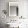 Mia Matt Brass Illuminated LED Mirror Cabinet With BLUETOOTH Speaker 710x500mm