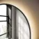 Cassie Black Framed Arched Backlit llluminated LED Mirror 700x500mm
