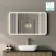 Olivia Brushed Brass Illuminated LED Mirror 600x1000mm