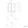 Olivia Black Framed Illuminated LED Mirror Cabinet 710x600mm