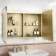 Olivia Matt Brass Mirror Cabinet 710x1000mm