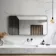 Essence Black Framed Rectangular Bathroom Mirror 600x1200mm