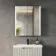 Selma Matt Black Illuminated LED Recessed Mirror Cabinet 700x600mm